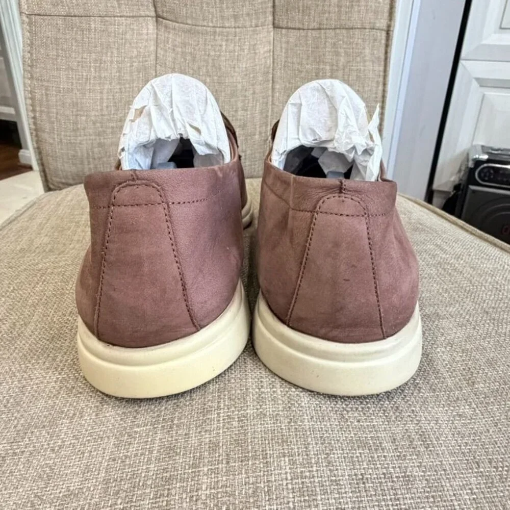 Brooks Brothers Voyager 1 Nubuck Slip-On Loafers – Brown (11.5)
